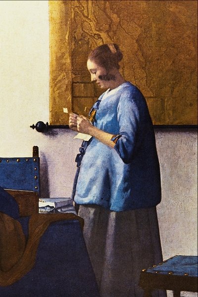 Mujer leyendo una carta de Jan Vermeer van Delft